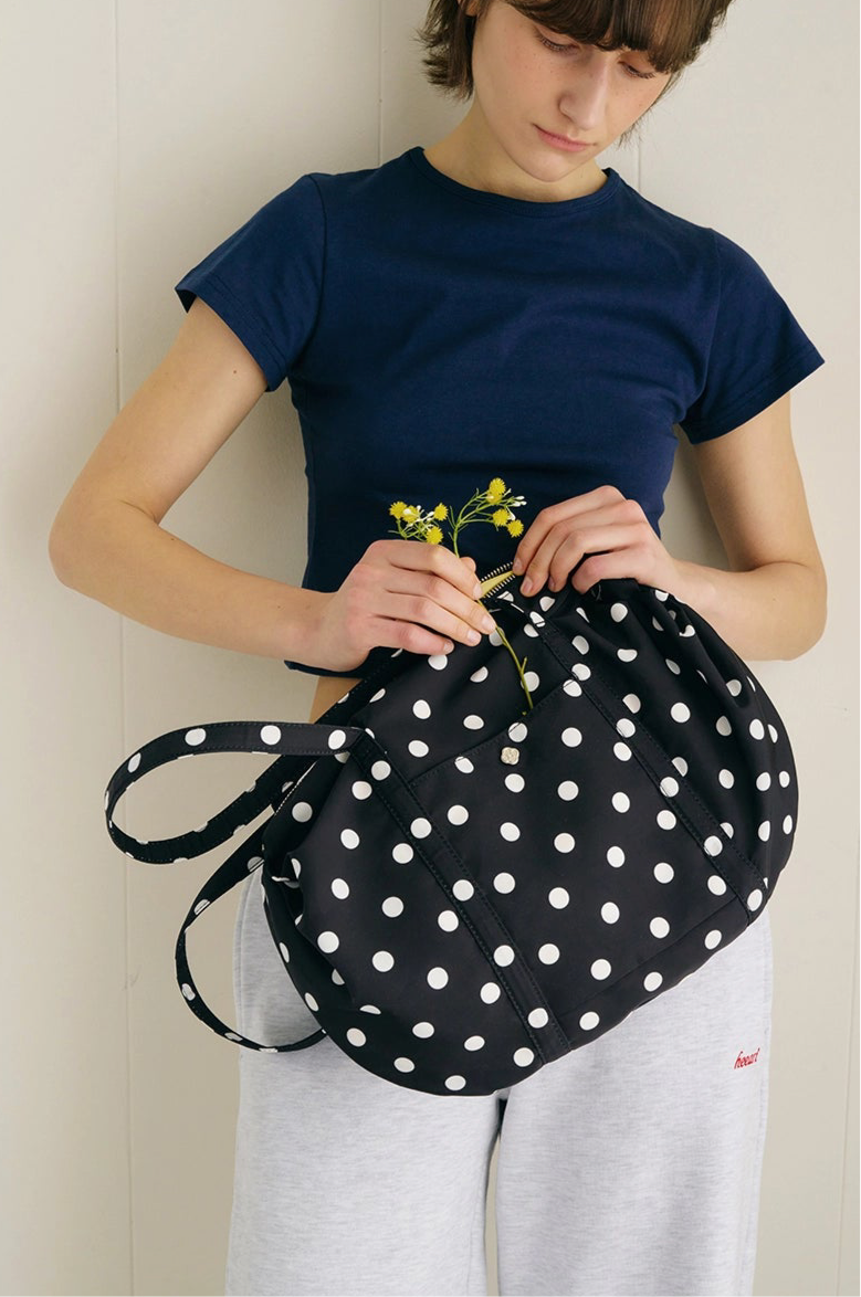 Heeari Aurora Shirring Duffel Bag - Dot