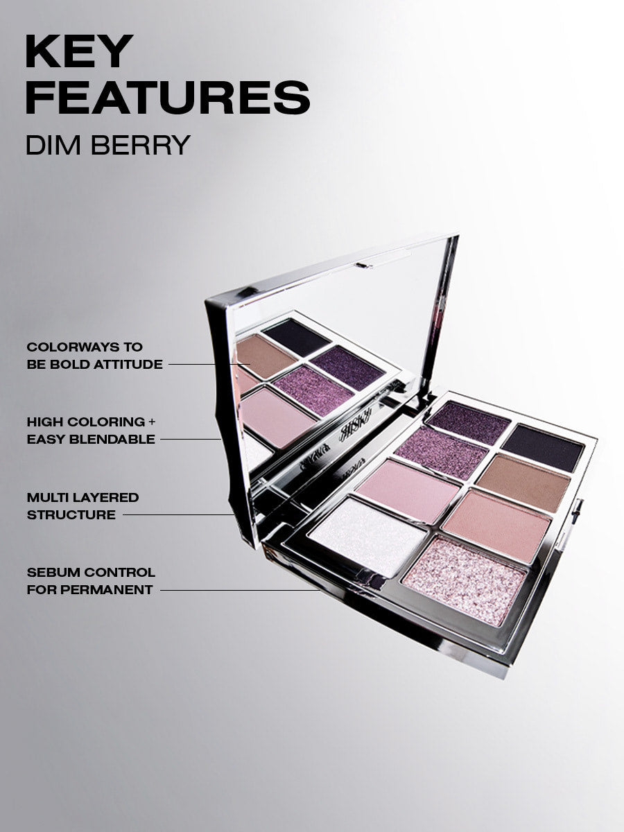 RISKY Pigment Eyeshadow Palette / DIM BERRY
