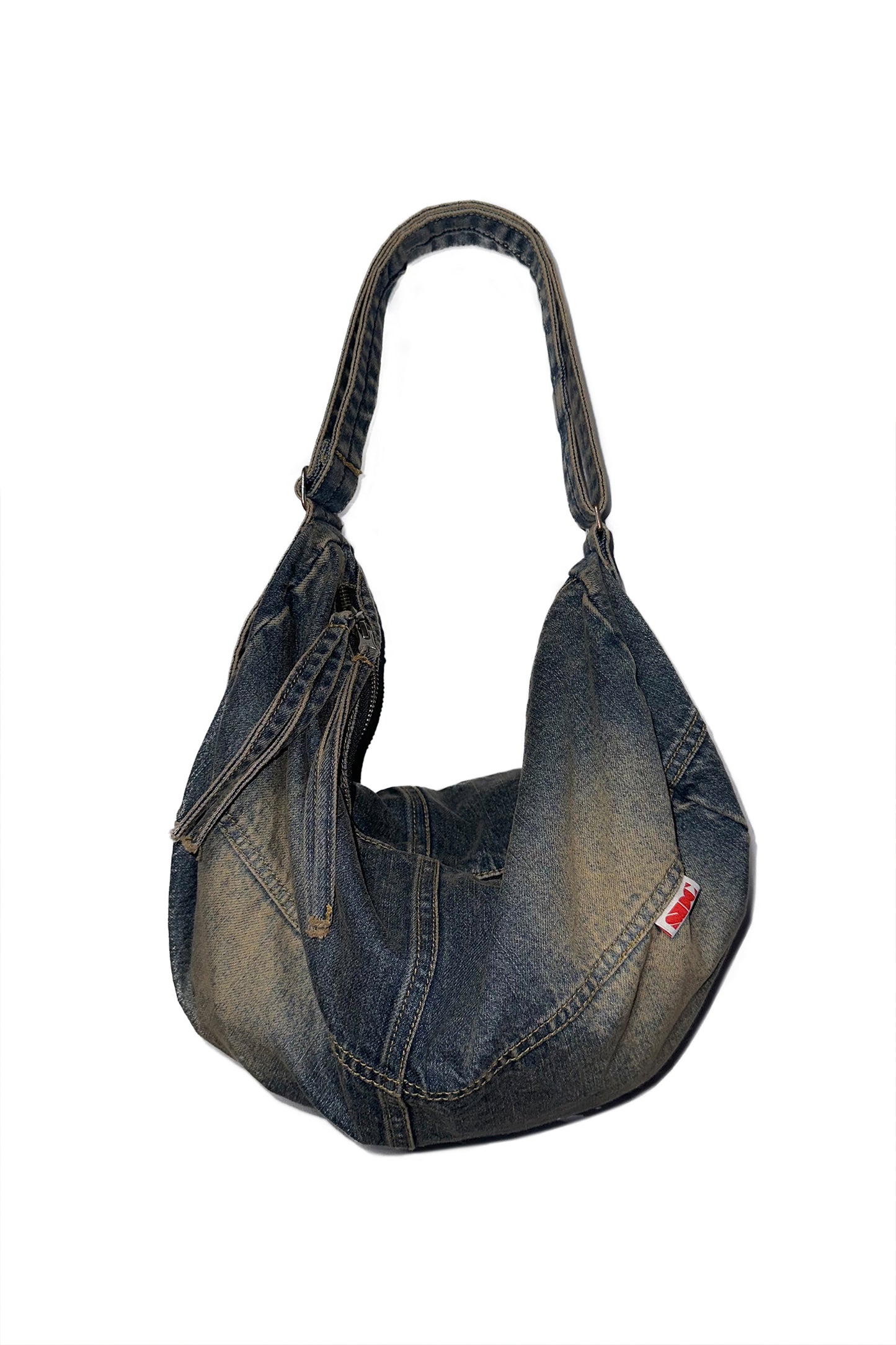 Sculptor Washed Denim Duffle Bag / Vintage Tint