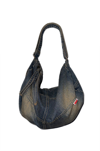 Sculptor Washed Denim Duffle Bag / Vintage Tint