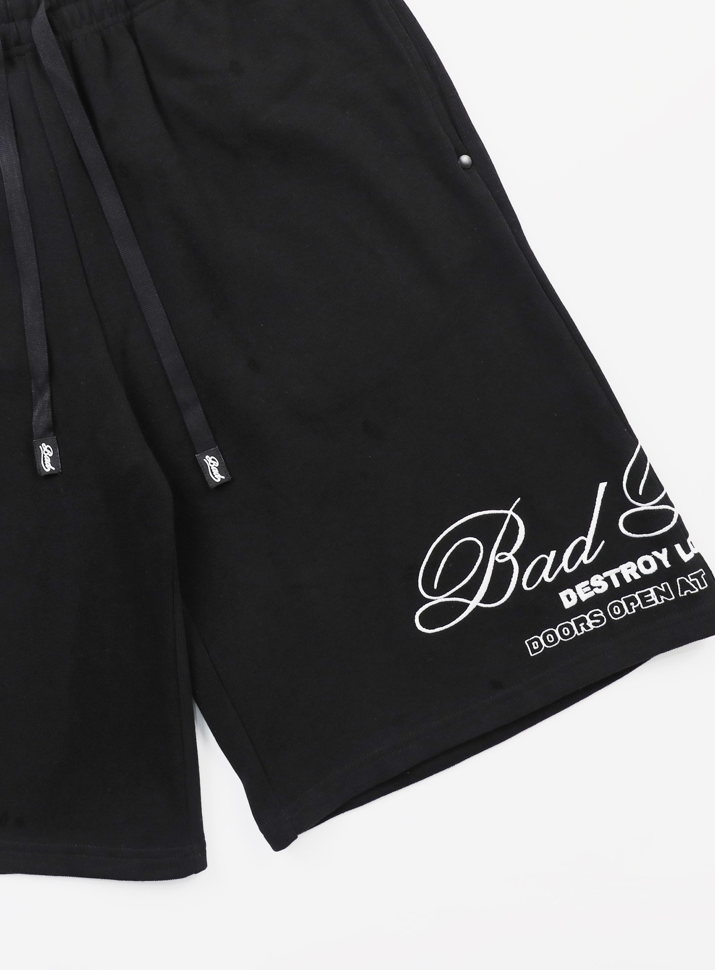 BADBLOOD Classic Logo Bermuda Pants / Black