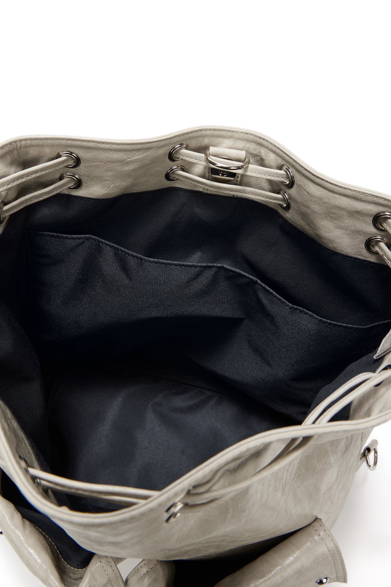 DEINET 5-WAY STUD POCKET MULTI BAG IN ASH BEIGE