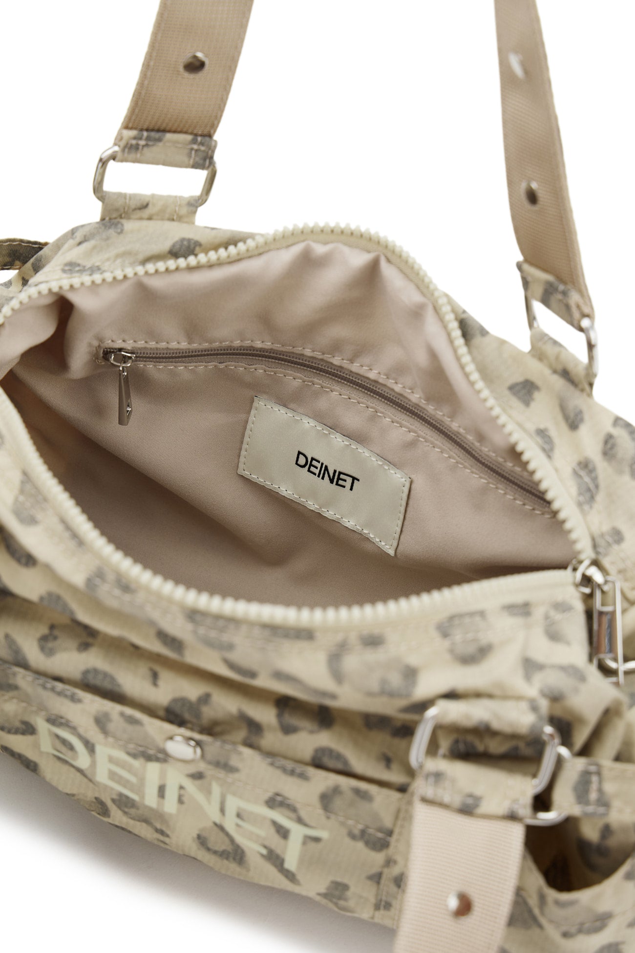 LOGO DUFFLE MINI BAG IN LEOPARD