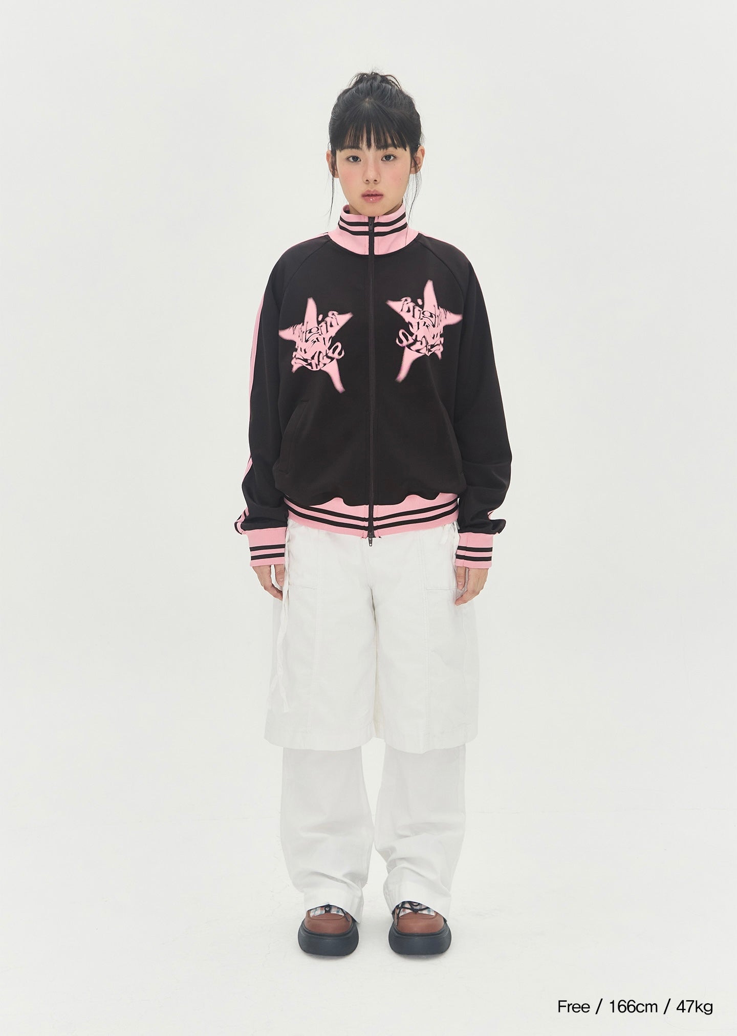 BYEOLBODA GEUDAE TRACK TOP [DEEP BROWN]