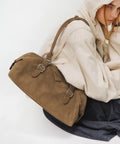[FENNEC] SOTY BUCKLE BAG_PEBBLE CAMEL