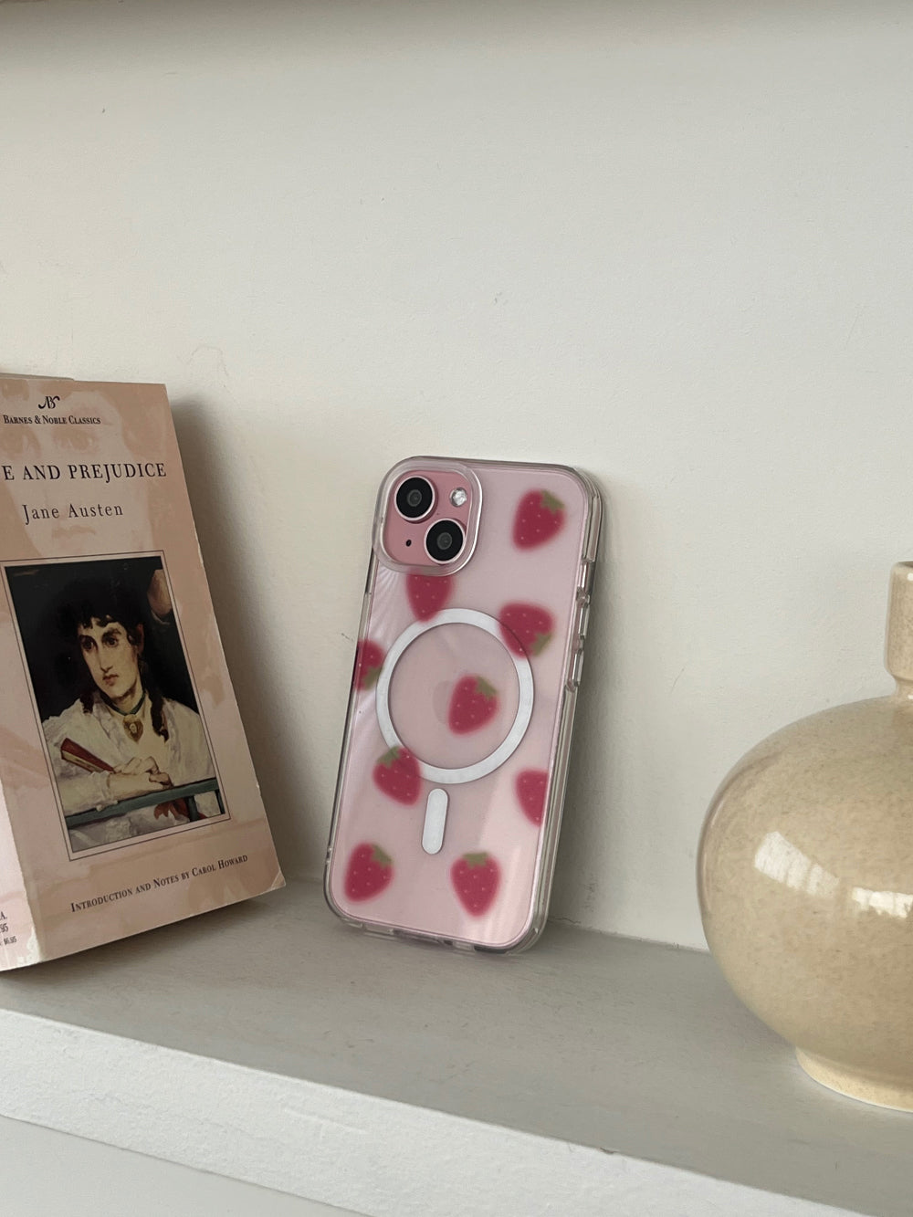 cloud strawberry [magsafe jell-hard case]