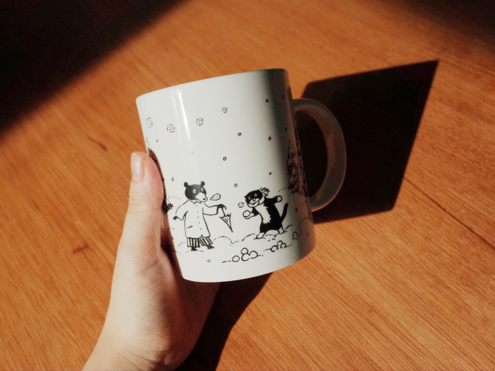 韓國文創 chocolateye snowy day mug cup 350ml - made in Korea (by Yeonju Choi)