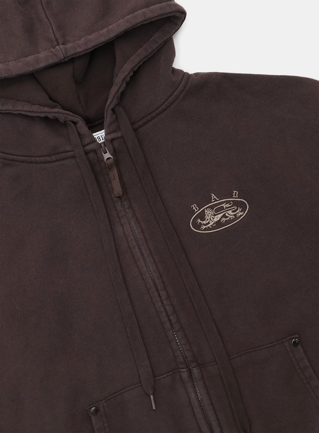 [25SS] BADBLOOD Mystic Capsule Hood Zip-Up / Brown