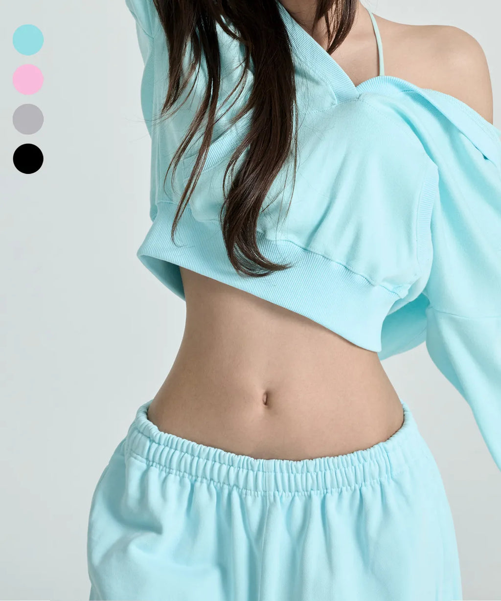 [ODOR] MOLLY V-NECK HOODLE - LOOSE VER_4 COLORS