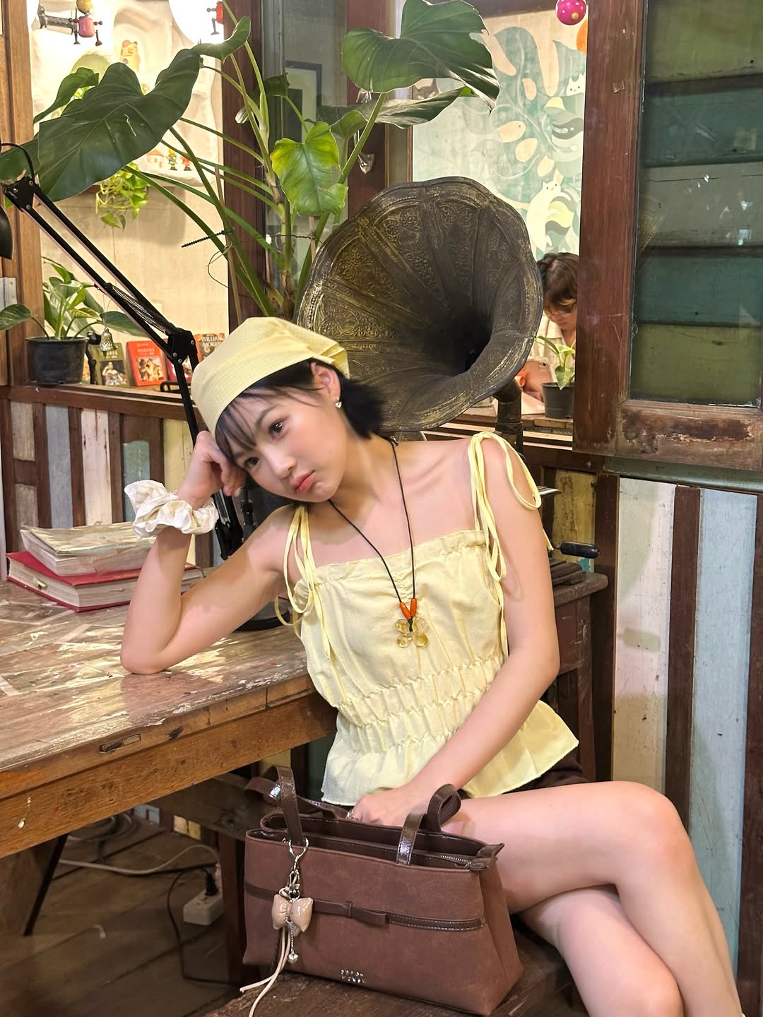 [獨家代理🎀] Daisy Muse Ballerina Shoulder Bag - Brownie