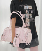 FANCY CLUB VEIL BAG & WALLET (PINK)