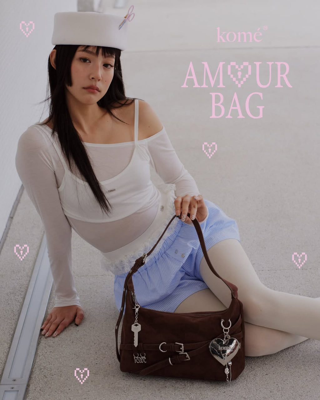 Komé Amour Bag (cross/shoulder) - 4colors