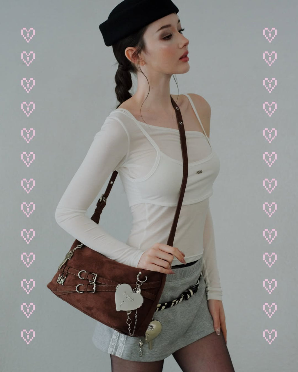Komé Amour Bag (cross/shoulder) - 4colors