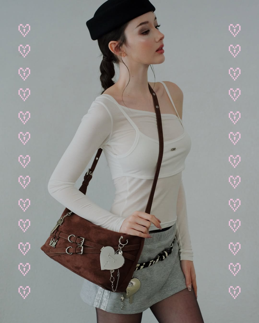 Komé Amour Bag (cross/shoulder) - 4colors