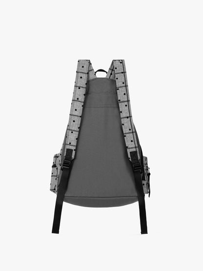 BERRY POCKET BACKPACK LARGE - DOT GREY