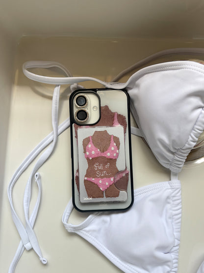pink dot bikini phone case (有magsafe!!)