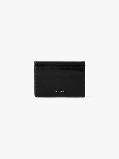 fennec HEARTY FLAP WALLET - BLACK