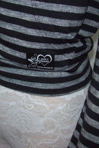 Sculptor 
Light Weight Striped Jersey Black