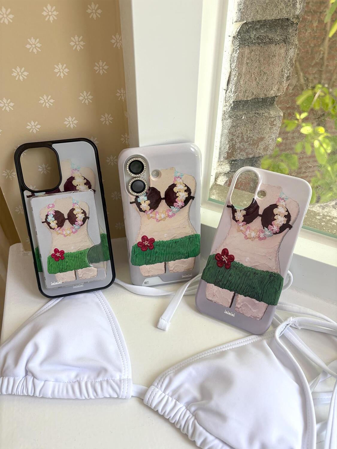 Hawaiian bikini phone case (有magsafe!!)
