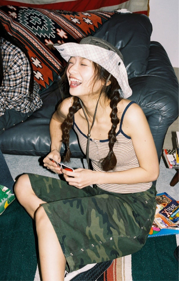 aeae SAFARI BUCKET HAT / BROWN