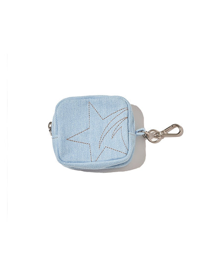 [scoups/勝寬同款🎀] PHYPS Bear Keyring Multi-use Crossbody Bag / Denim