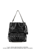 DEINET 5-WAY STUD POCKET MULTI BAG IN BLACK
