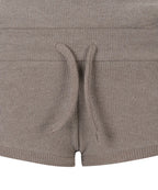 GILA ARCHIVE BOLD LOGO POCKET KNIT SHORTS_BROWN