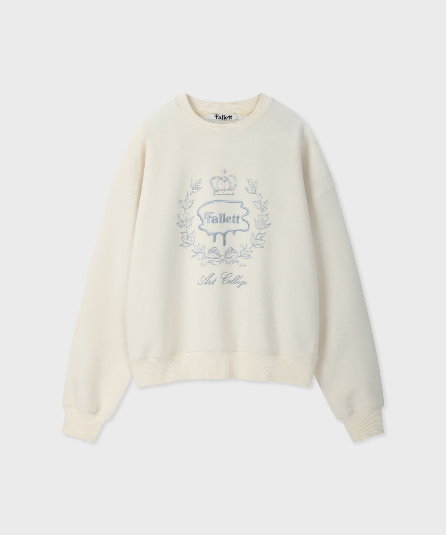 Fallett Classic Ivy League Sweatshirt / ivory