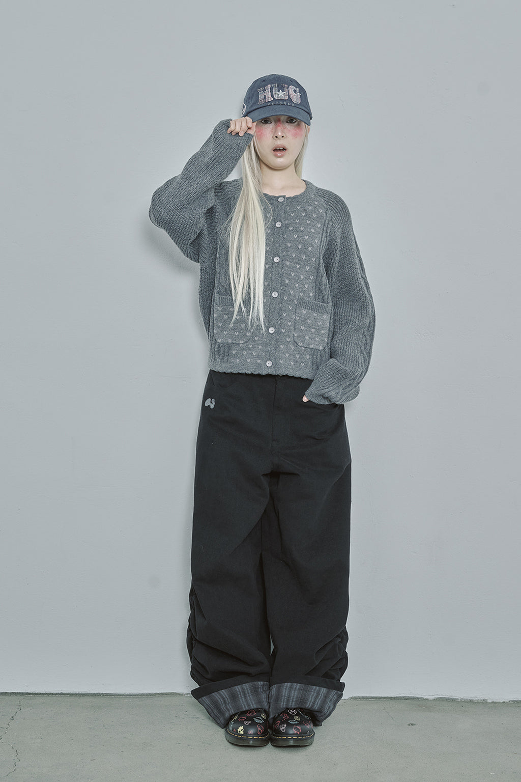 hugyourskin HUG friends cap (Navy)