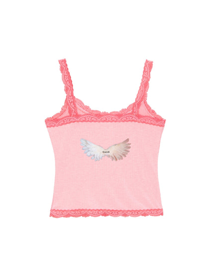 Angle Wings Sleeveless - pink