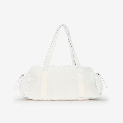 NB New Balance Glossy Ribbon Duffle Bag / White