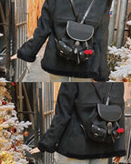 AHOHA Suede Keepin Bag Backpack / 2colors