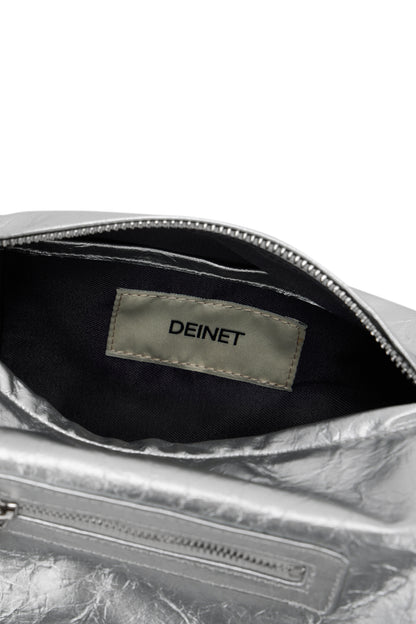 DEINET STUD POCKET BAG IN SILVER