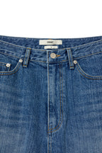 DEINET BALLOON FIT DENIM JEANS IN INDIGO