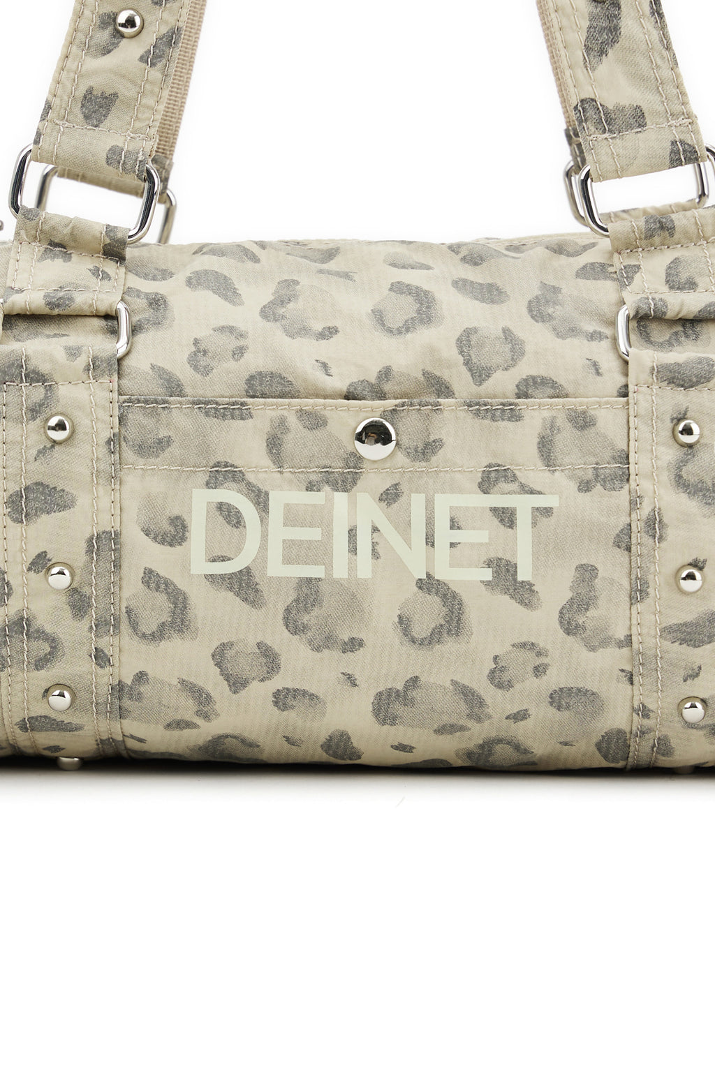 LOGO DUFFLE MINI BAG IN LEOPARD