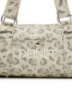 DEINET LOGO DUFFLE MINI BAG IN LEOPARD