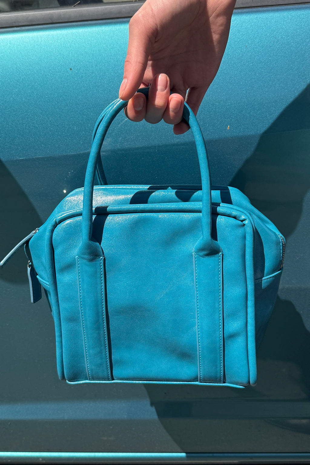 Yeomim mini box bag / aqua