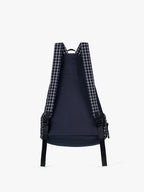 BERRY POCKET BACKPACK LARGE - CHECK NAVY