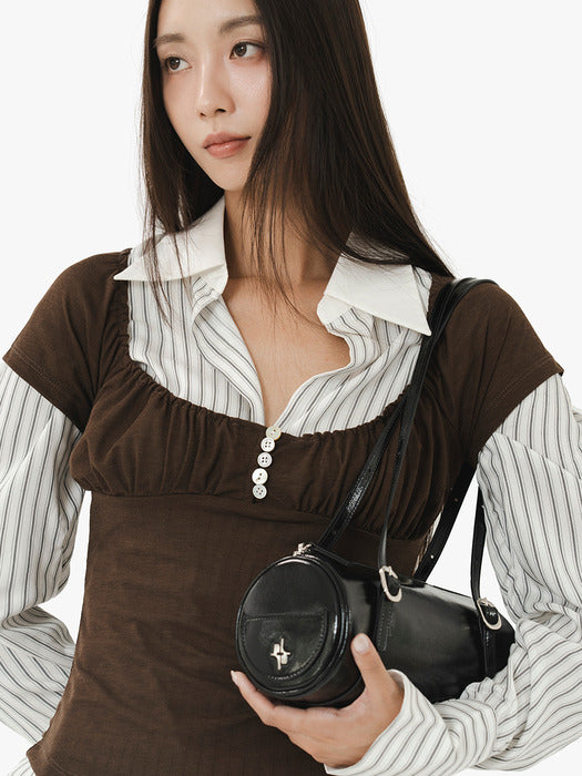 FINDKAPOOR Pillow Shoulder Bag / Black