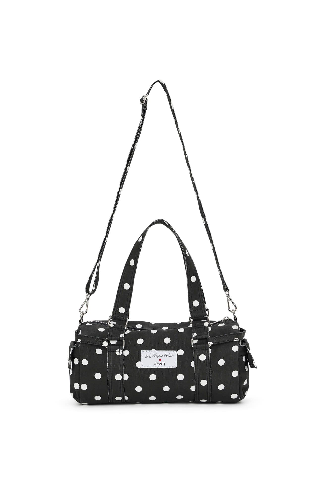 DEINET X TMV DOT DUFFLE MINI BAG IN BLACK