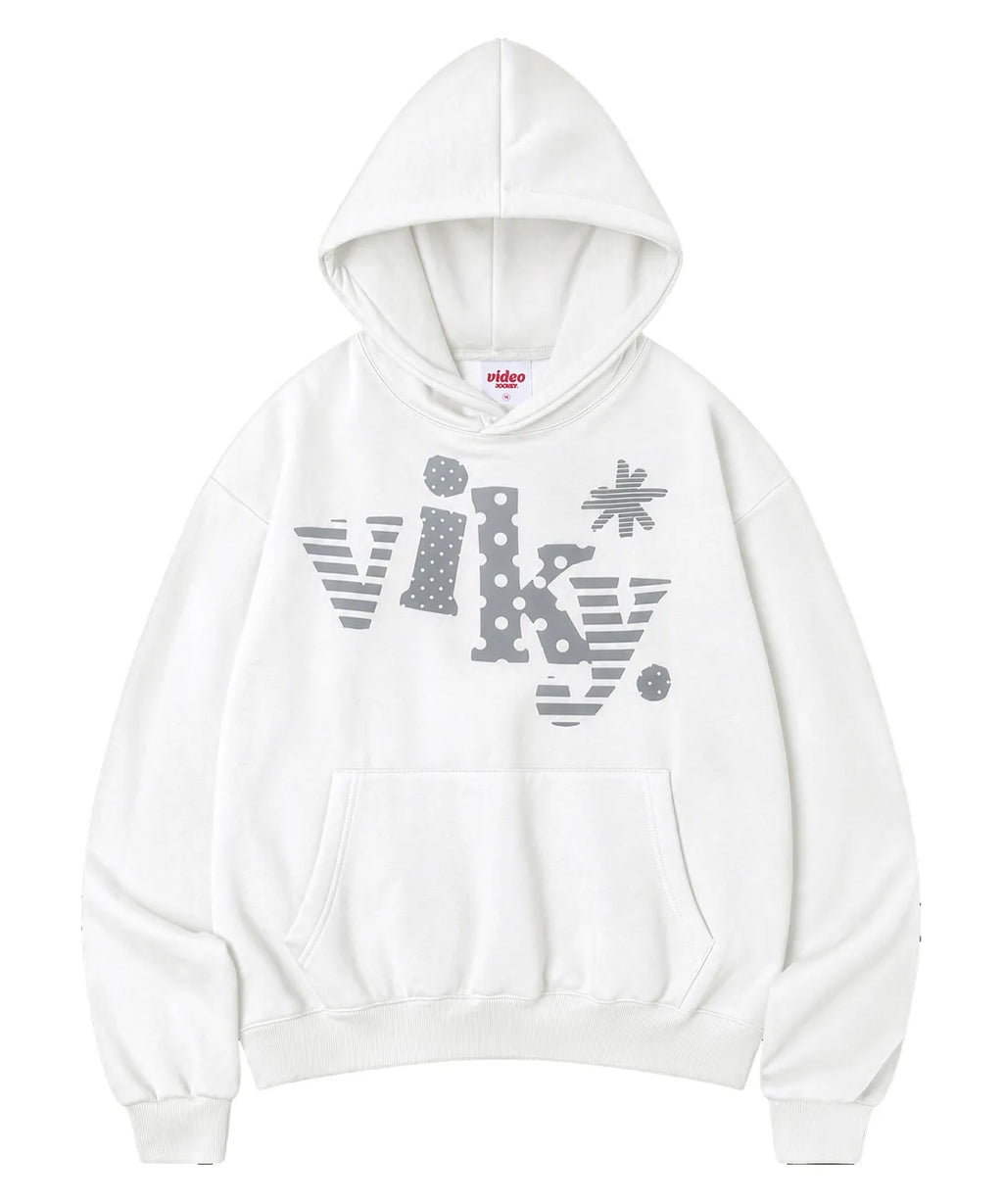 [video jockey] Vikey Multi Pattern Hoodie - 2colors
