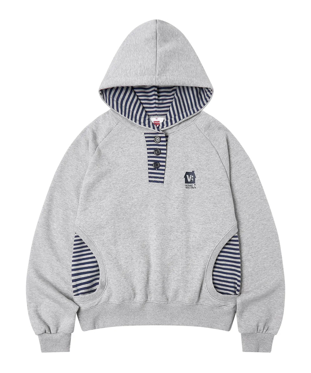[video jockey] House Stripe Hoodie - 2colors