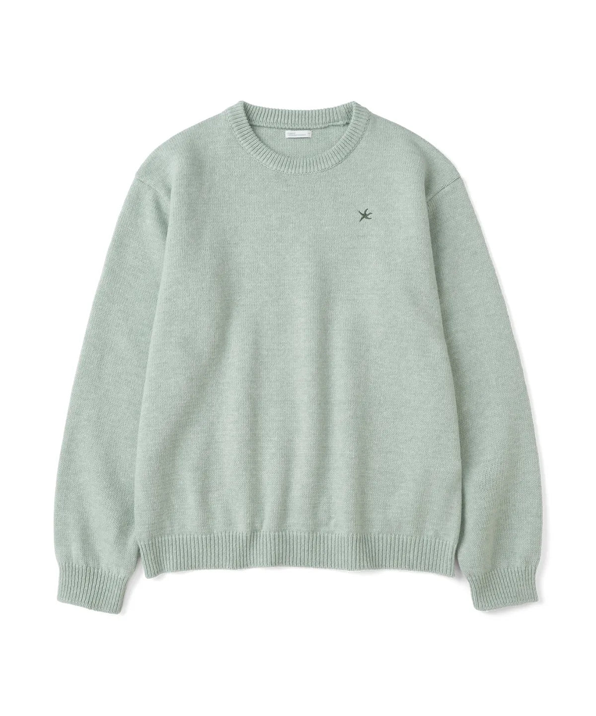 [TCM] starfish mini logo multi knit (dusty blue/light green/charocoal/)