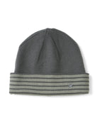 [TCM] reversible stripe beanie (khaki)
