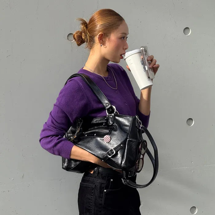 ANC STUD RING BAG_3COLORS