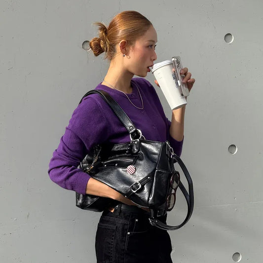 ANC STUD RING BAG_3COLORS