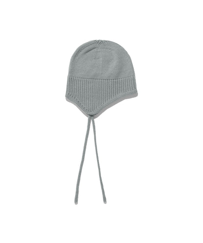 niceghostclub 
3STARS LOGO EARCAP BEANIE
[GREY]