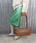 [Otie] TIED BOAT BAG_GRAIN BROWN