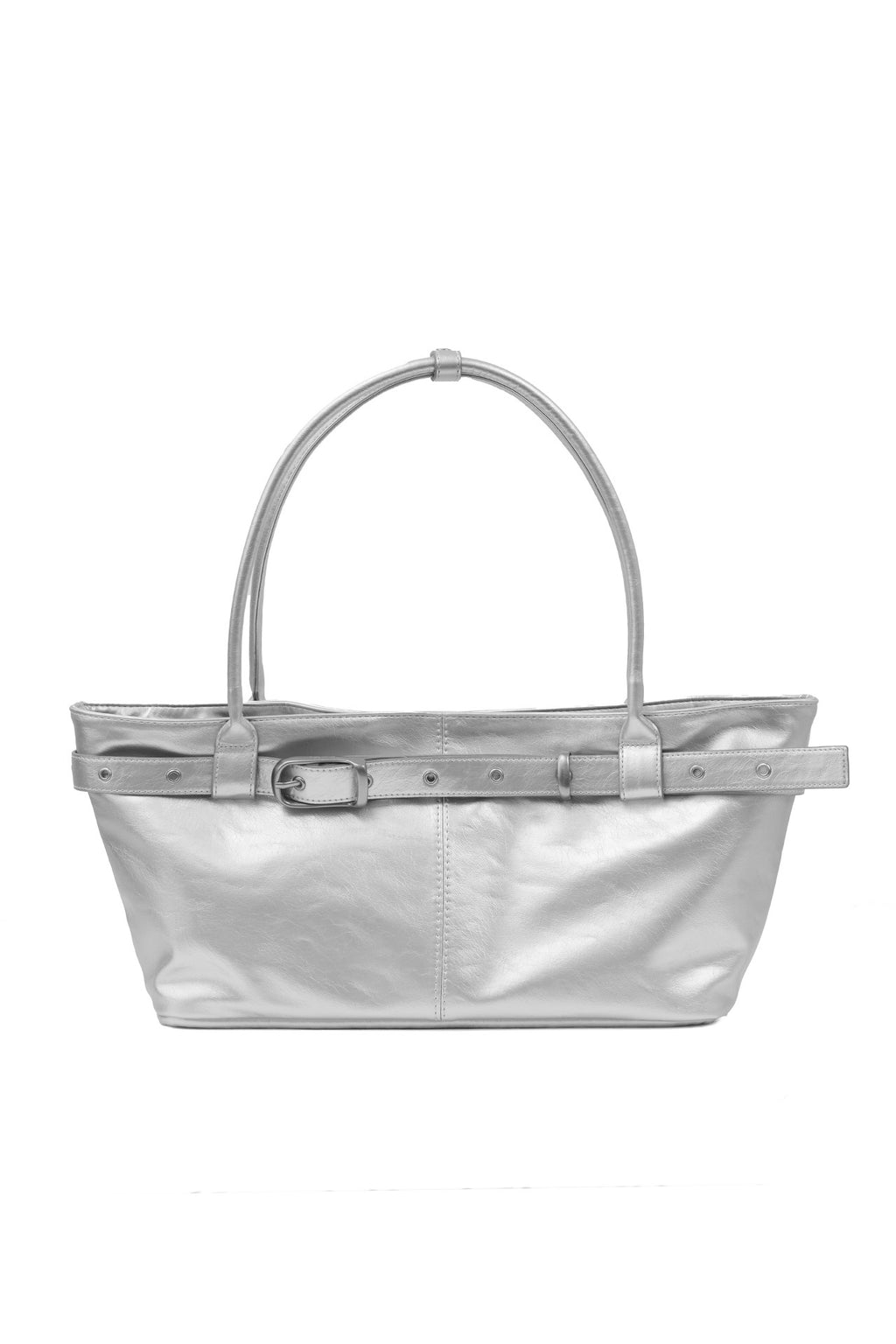 YEOMIM belted boat bag (silver)