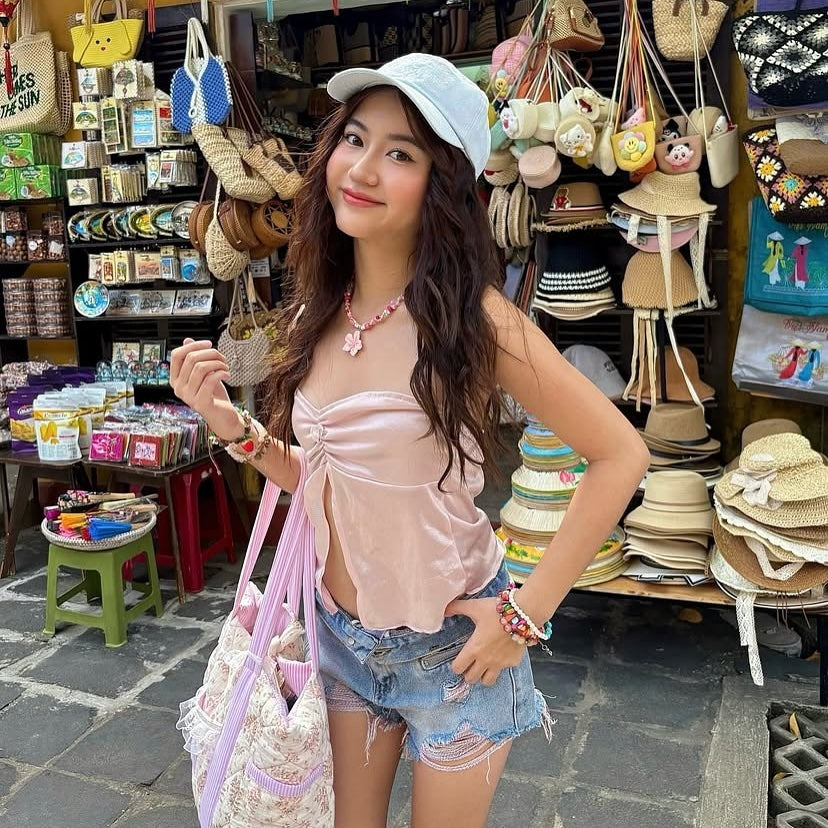 abbie.acc Floral Bright Necklace / 5colors